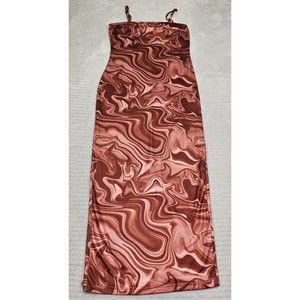 Women's Shein Crazy Funky Long Dress‎ Size Small